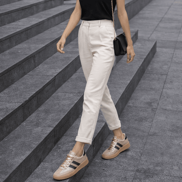 Tênis Casual Couro Premium Plume Metalic Glace 2042