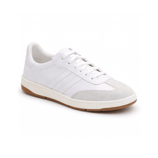 Tênis Casual Couro Premium Paris Off White Glace 2042