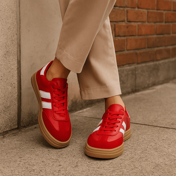 Tênis Casual Couro Premium Paris Pinhao 2042