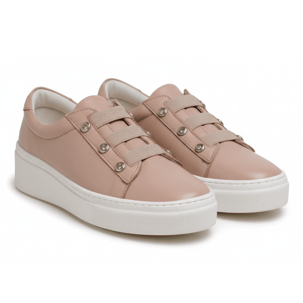 Tênis Slip On Couro Premium Paris Camomila 2230