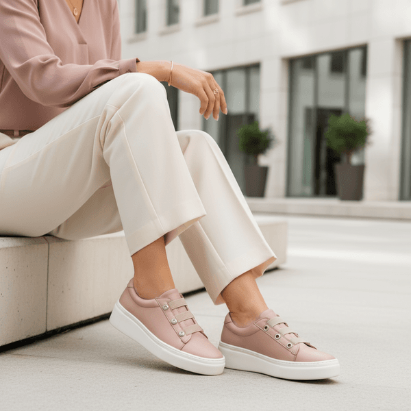 Tênis Slip On Couro Premium Paris Camomila 2230