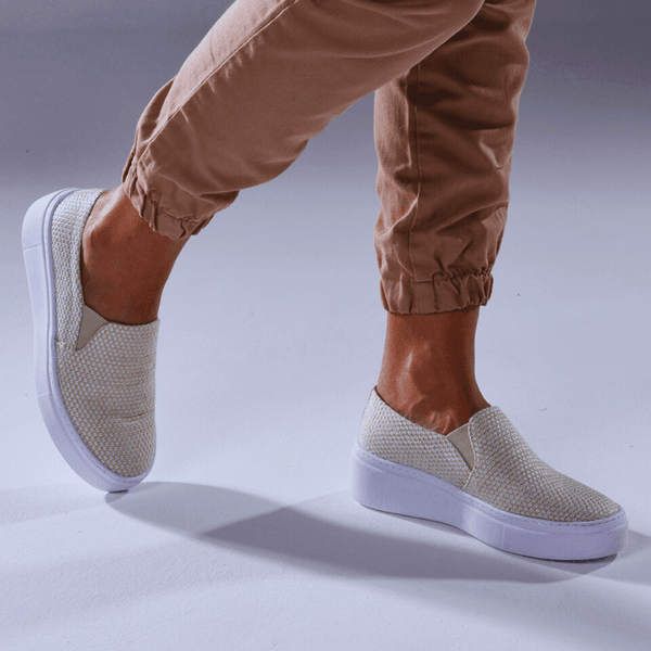 Tênis Slip On Lona Juta Bambu Trisse 1000