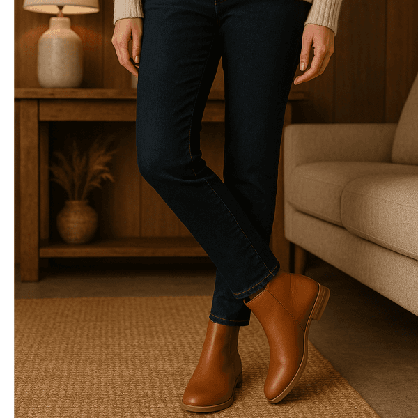 Bota Cano Baixo Couro Legitimo Premium Plume Whisk 9999