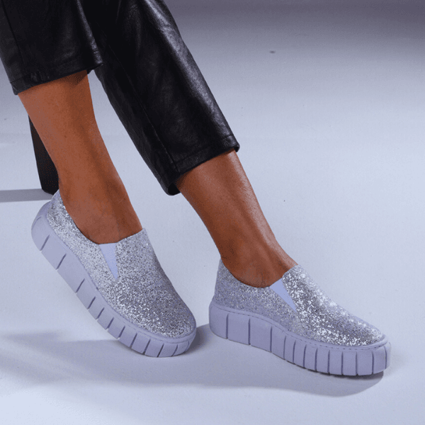 Tênis Slip On Vegano Premium Luxor Prata 1200