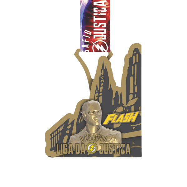 MEDALHA LIGA DA JUSTIÇA - FLASH