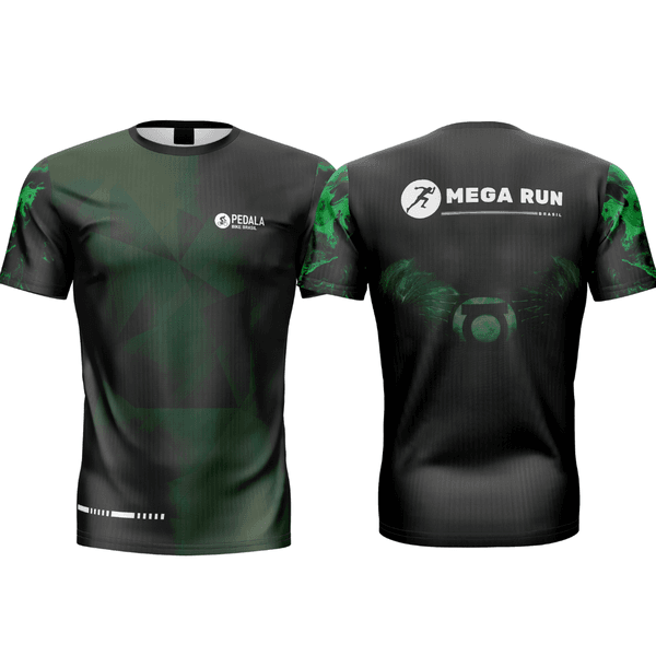 CAMISETA RUN - LANTERNA VERDE MODELO 2(PRETO)