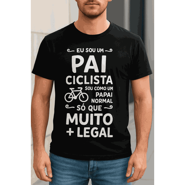 CAMISETA CASUAL- PAI CICLISTA