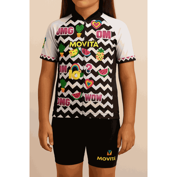 CAMISETA BIKE INFANTIL- MOVITÁ- MOD FRUTAS