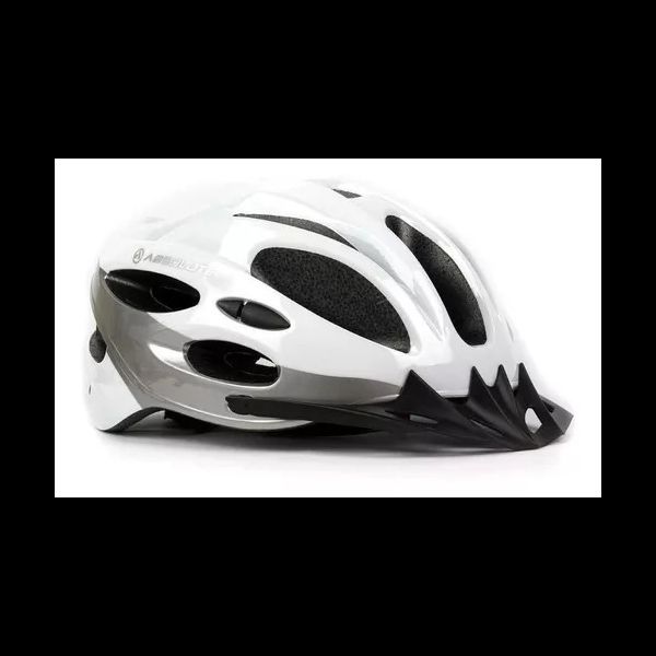 CAPACETE ABSOLUTE NERO BCO/PRATA, G