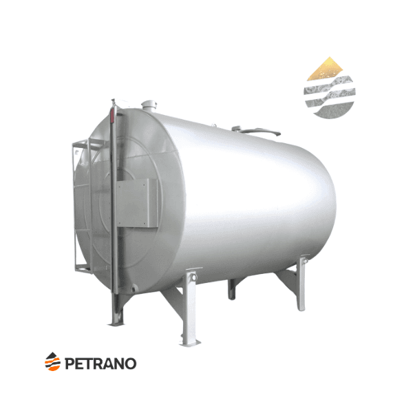 CONJUNTO TANQUE DE ABASTECIMENTO AÉREO HORIZONTAL 5000 LITROS SEM BACIA DE CONTENÇÃO - PETRANO