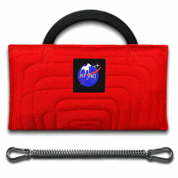 Kit spring pole mordedor pillow, mola spring e mosquetões VERMELHO