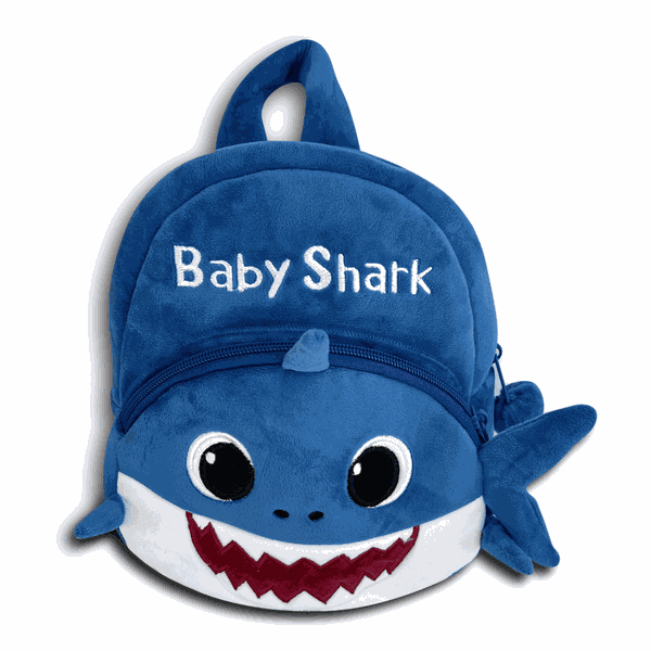 Mochila para cachorro Baby Shark azul