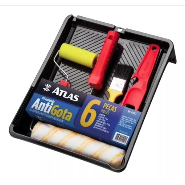 Kit De Pintura Anti-gota 6 Peças At1017 - Atlas