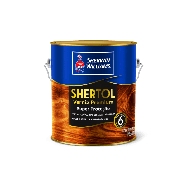 Verniz Shertol Acetinado Incolor 3,6l - Sherwin Williams