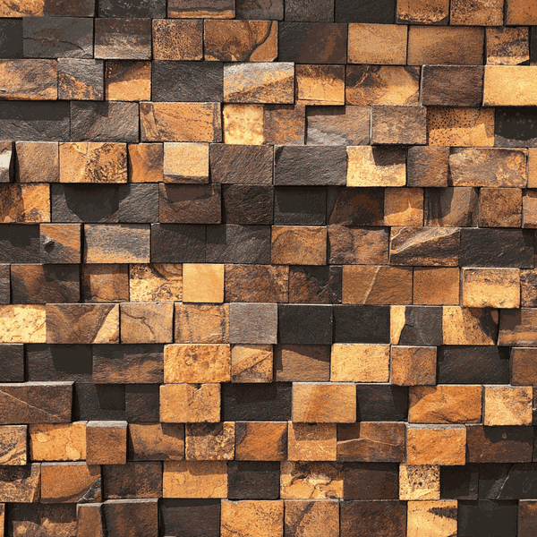 MOSAICO PEDRA FERRO TELADO 50X30 5CMXCURTO