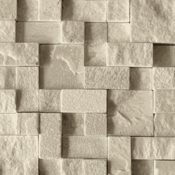 Mosaico São Tomé Branco 5X5/5X10/10X10 
