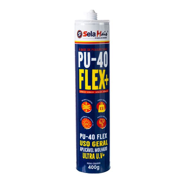 PU 40 FLEX+ SELA MAIS 400G - CINZA 