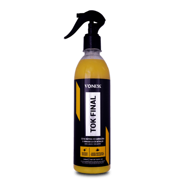 CERA CARNAÚBA TOK FINAL LIQUIDA SPRAY 500ML VONIXX