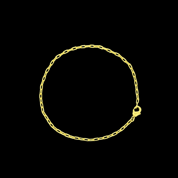 Pulseira Cartier Tradicional (3mm) - Banhado a Ouro 18k