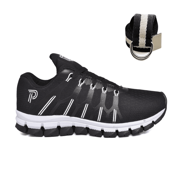 Tênis Corrida Caminhada Esportivo Dia a Dia Academia Confortável com Cinto do 34 ao 43