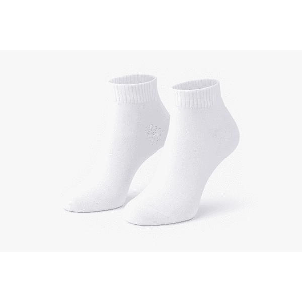 Meia Básica Branca Masculina Polo Urban – Cano Baixo em Algodão Premium