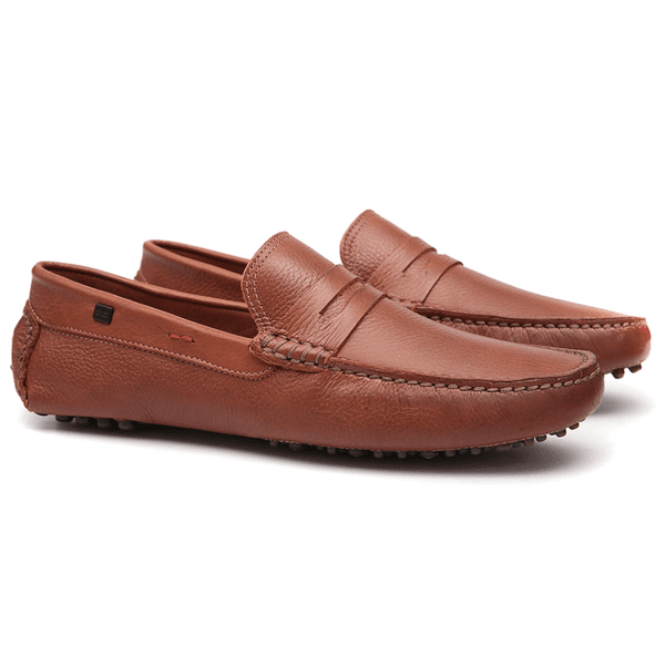 Mocassim masculino couro samello new arrivals