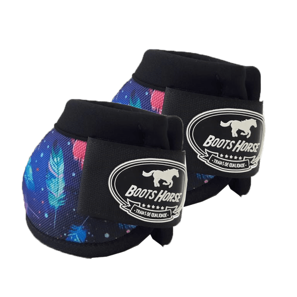Cloche Boots Horse - Estampa 24 / Velcro preto