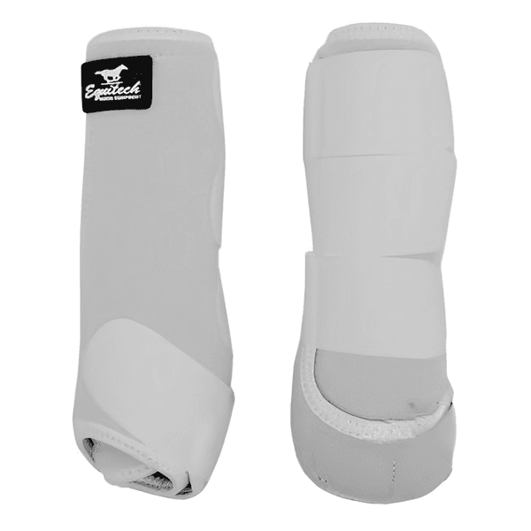 BOLETEIRA DIANTEIRA EQUITECH - VELCRO JAPAO BRANCO