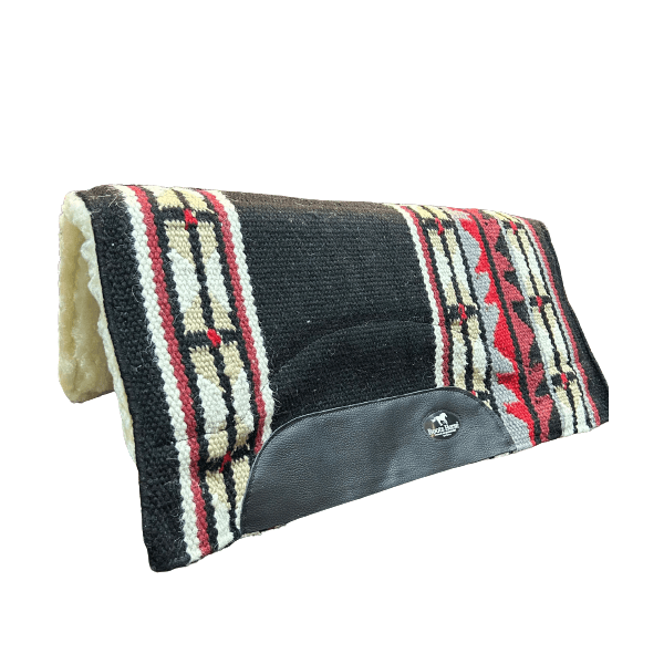MANTA BOOTS HORSE REVERSE PRESSURE LÃ CURVA - PRETO/CINZA/VERMELHO/BEGE
