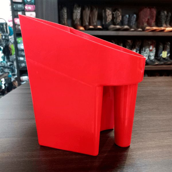Medidor de Ração Indiana Plástico - Vermelho
