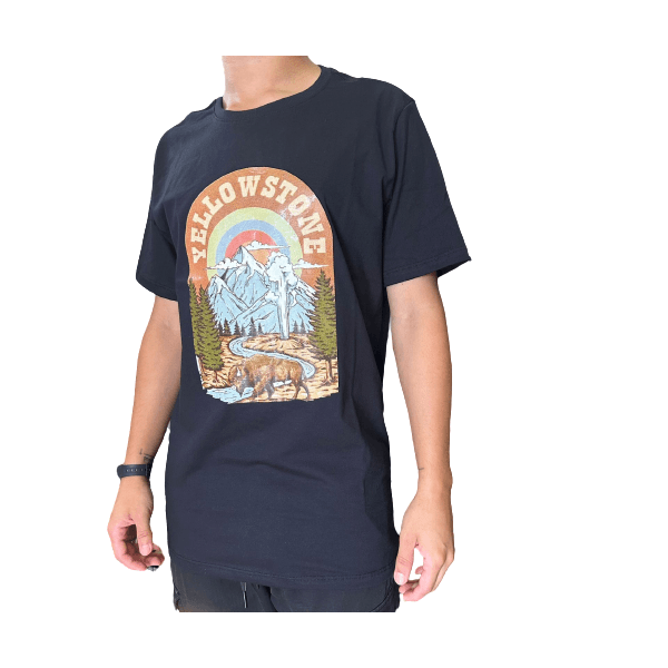 Camiseta Masculina Yellowstone - YE20 - Preta