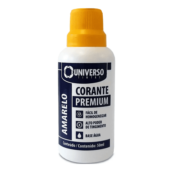 Corante Universo Bisnaga Amarelo - 50ml