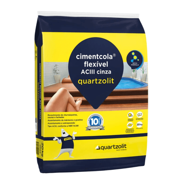 Argamassa Cimentcola Flexível AC3 Cinza - 20Kg