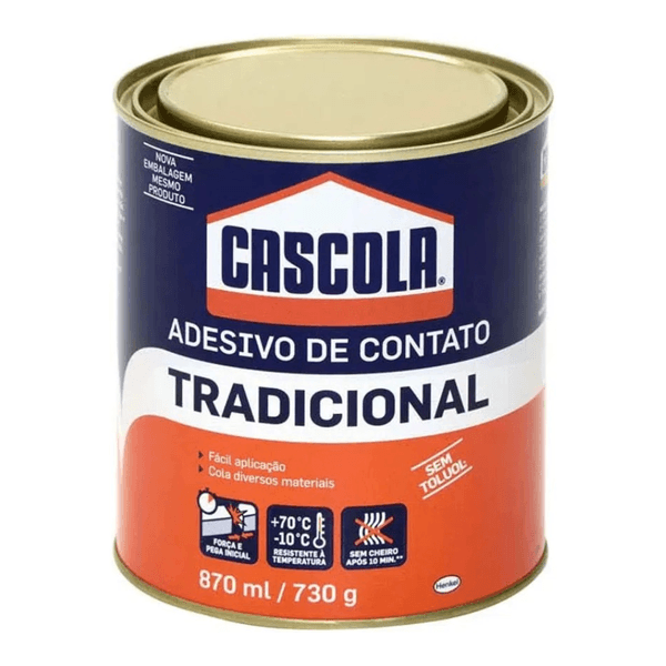 Cola de contato S/Toluol Cascola - 730g