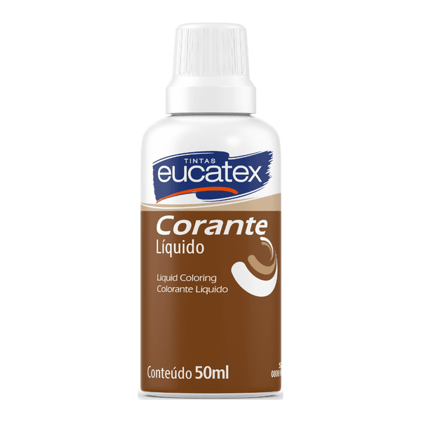 Corante Eucatex Bisnaga Marrom - 50ml