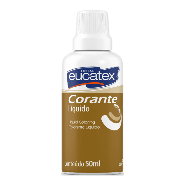 Corante Eucatex Bisnaga Ocre - 50ml