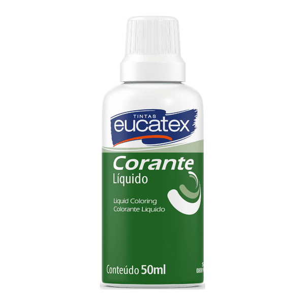 Corante Eucatex Bisnaga Verde - 50ml