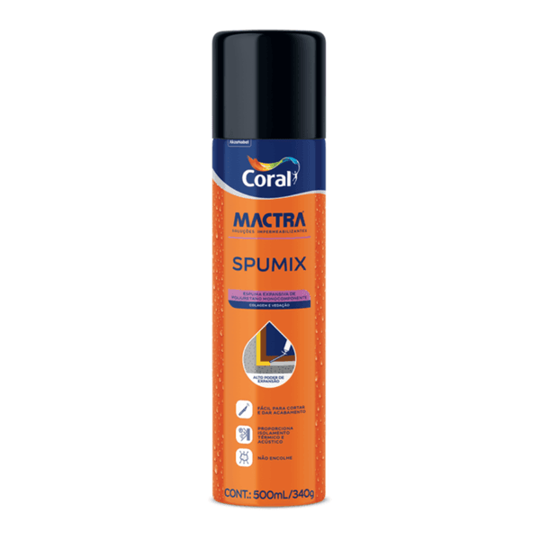 Espuma Expansiva Spumix Coral Mactra - 500ml