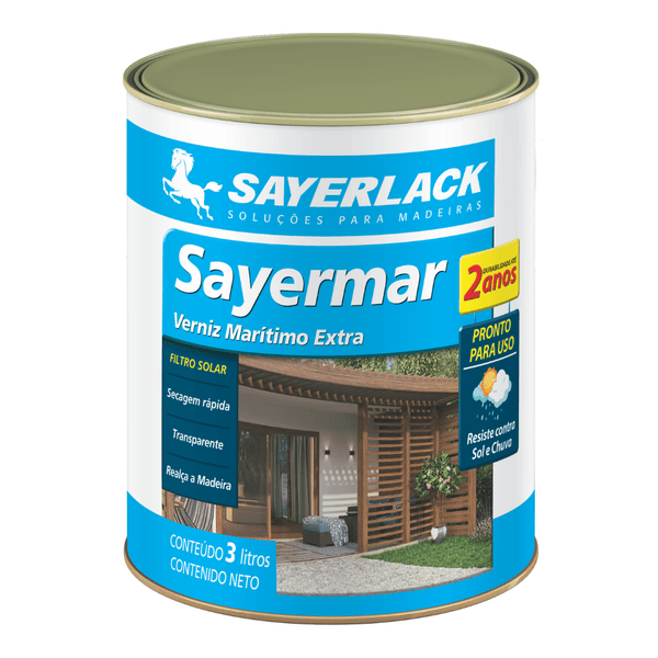 Verniz Marítimo Incolor Brilhante Sayerlack - 750ml