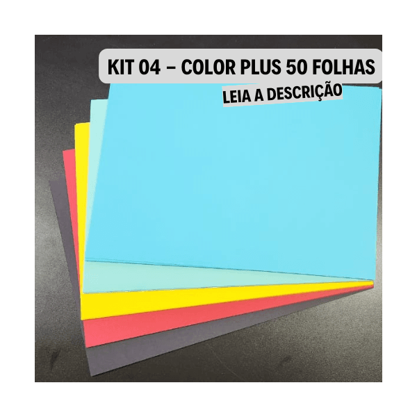 Kit 4 Color Plus - 50 folhas