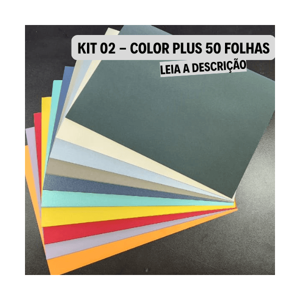 Kit 2 Color Plus - 50 folhas