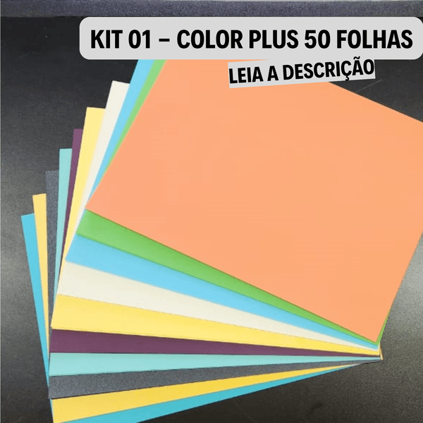Kit 1 Color Plus - 50 folhas