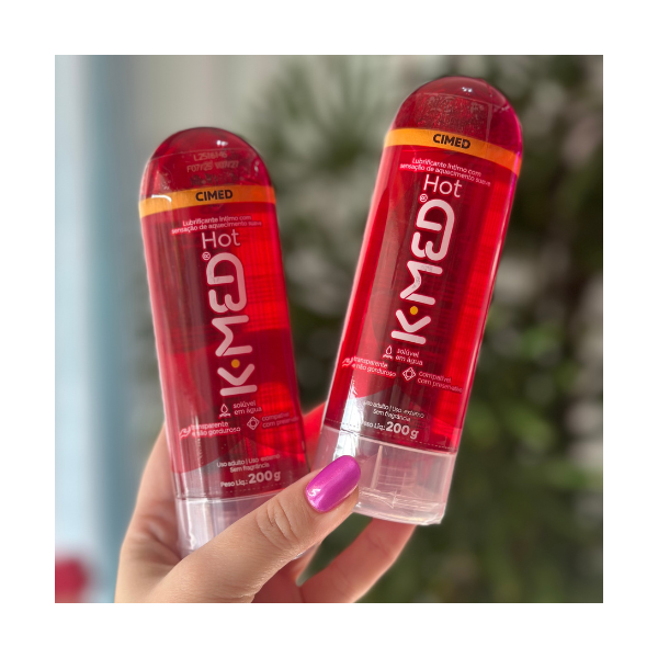 Kmed Lubrificante Íntimo Hot 200g