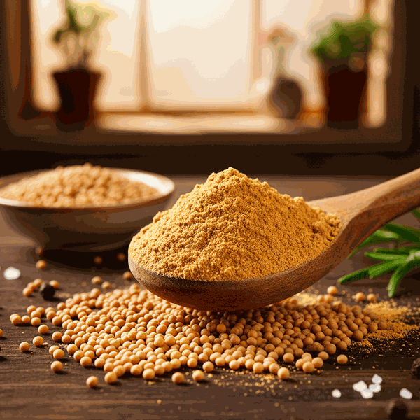 Mostarda em Pó Natural Premium – Sabor Intenso, Aroma Marcante e Versatilidade