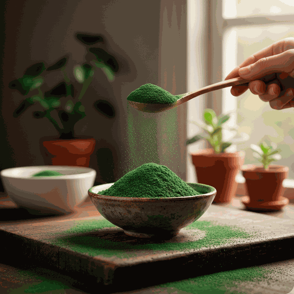 Spirulina em Pó Natural – Nutrição Concentrada e Energia no Dia a Dia