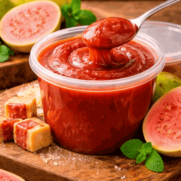 Goiabada Cremosa Artesanal – Textura Rústica e Sabor Intenso