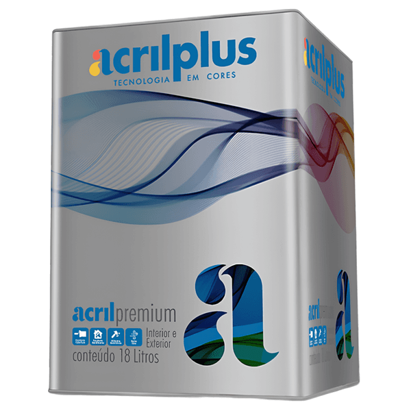 TINTA PREMIUM SEMI BRILHO 18 LTS ACRILPLUS – DIVERSAS CORES