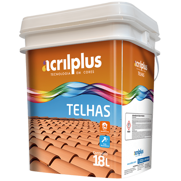 RESINA PARA TELHA 18 LTS ACRILPLUS – DIVERSAS CORES