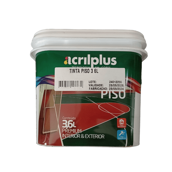 TINTA PISO FLEX 3,6 LTS ACRILPLUS – DIVERSAS CORES