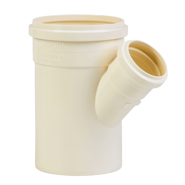 JUNÇÃO REDUÇÃO 45º ESGOTO 100X75MM 0640 KRONA